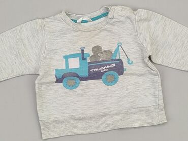 bluzka z guzikami hm: Sweatshirt, 6-9 months, condition - Good