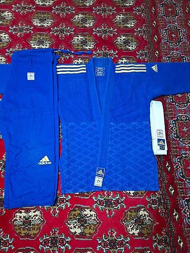 adi: Мужской спортивный костюм, Adidas, Б/у, цвет - Синий, Самовывоз — 1