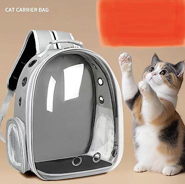 Зоотовары: Прозрачный рюкзак-переноска для питомцев - Форм-фактор: рюкзак с — 10