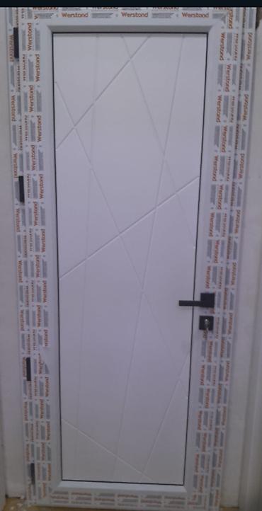 plastic qapi: Yeni Plastik qapı 80x200 sm Zamok və çərçivə ilə, Zəmanətli, Pulsuz quraşdırma, Pulsuz çatdırılma, Rayonlara çatdırılma — 2