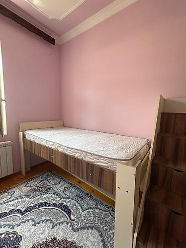 qız üçün yataqlar: Uşaqlar üçün mebel dəsti - Tək nəfərlik yataq: İsti ağ-qəhvəyi rəng — 4