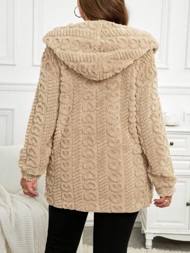 Džemperi, kardigani: Ženska plišana kardigan jakna sa kapuljačom Cena 3200 din Vel — 9