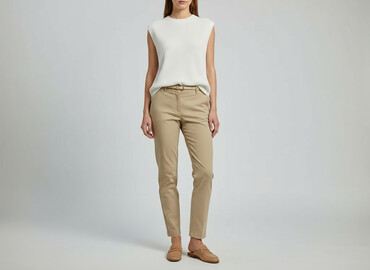 złote sandałki ccc: Mohito, Material trousers for women, size M