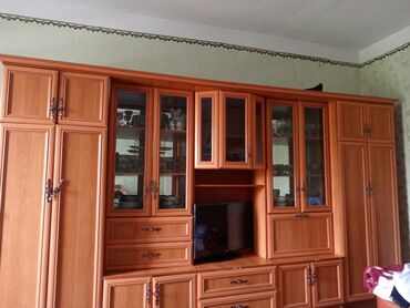 Гарнитуры для зала: Гарнитур для зала, ДСП, цвет - Коричневый