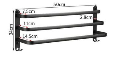 флипчарты ikea с дополнительными планками: Настенная полка-держатель для полотенец с крючками. - Конструкция