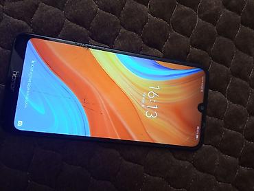 sensorlu: Huawei Y6s, 64 GB, rəng - Göy, Qırıq, Sensor, Barmaq izi — 1