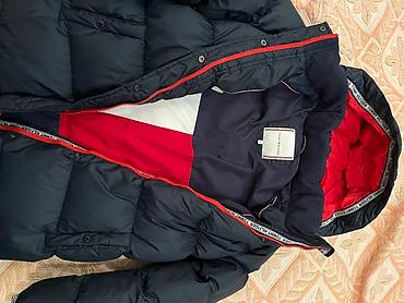 hilfiger: Tommy Hilfiger uzun şişme qız üçün qış kurtkası - Rəng: tünd göy — 7