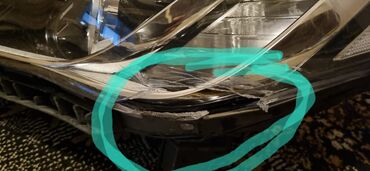 Передние фары: Передняя левая фара Hyundai 2016 г., Б/у, Оригинал