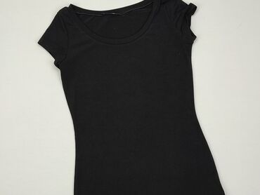 długi czarne t shirty: T-shirt, S (EU 36), condition - Good