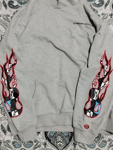 Эркектердин толстовкасы, M, L, XL, Жаңы, түсү - Боз, Өзү алып кетүү — 1