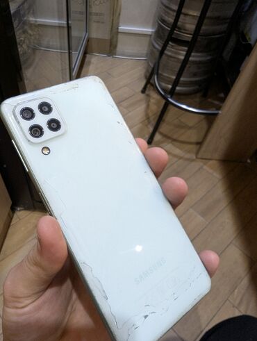 напальчники для телефона: Samsung Galaxy A12, түсү - Ак