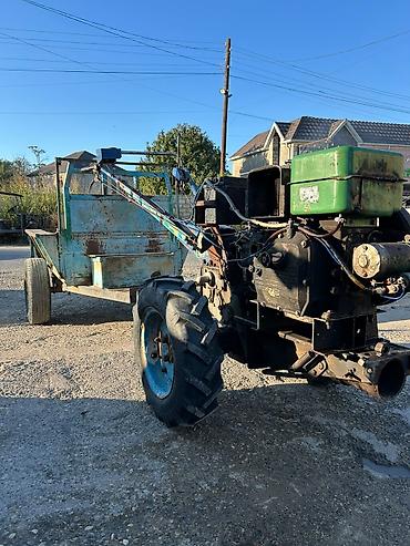 Motoblok qoşqulu yük daşıyıcı - Güclü dizel mühərrikli motoblok