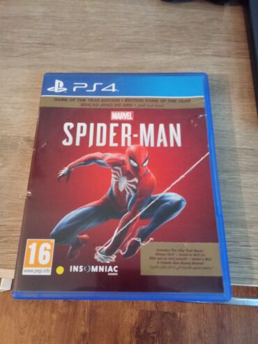 Marvel's Spider-Man, Ekşn, Disk, PS4 (Sony Playstation 4)