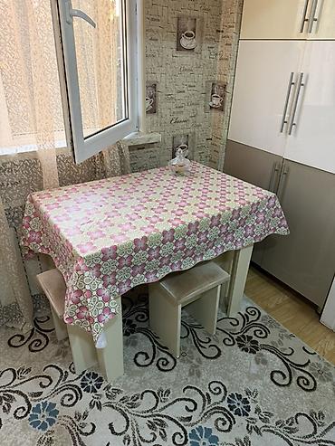 duru yağ: Mətbəx mebeli dəsti - Parlaq krem və bej rənglərdə MDF/Laminate — 2