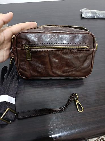 Барсетки: Барсетка, Материал: Натуральная кожа, Новый — 9