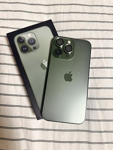 iphone 11mini: IPhone 13 Pro, Б/у, 256 ГБ, Alpine Green, Защитное стекло, Чехол, Коробка, 73 % — 1
