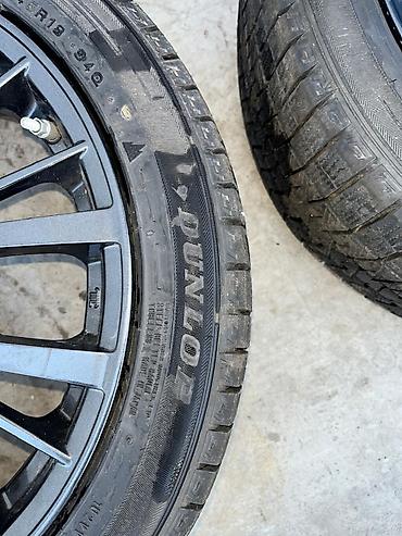Диски: Диски с резиной от Toyota Camry 70 . Резина Dunlop зима в отличном — 2