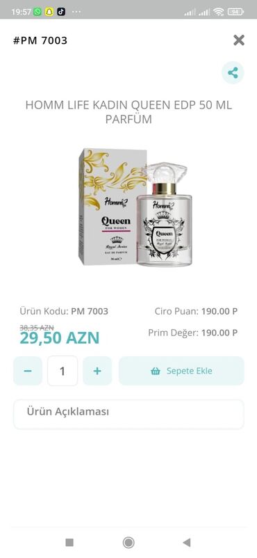 dux: Qalici parfüm
