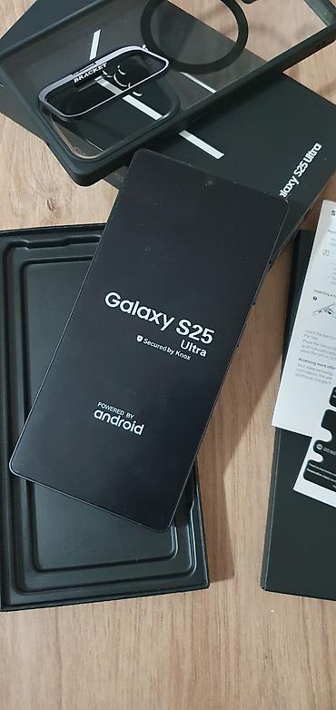 note 20 plus: Samsung Galaxy S25 Ultra, 256 GB, rəng - Qara, Sənədlərlə — 1