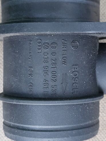 Датчики, сенсоры, предохранители: Расходомер Audi 2003 г., Б/у, Оригинал, Германия — 3