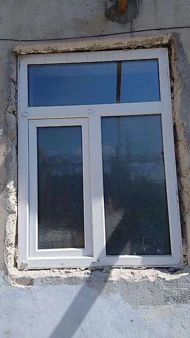 pəncə: PVC plastik pəncərə dəstləri - Material: ağ rəngli PVC profil - Şüşə — 3