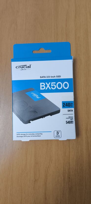 xarici ssd: Xarici SSD disk Crucial, 240 GB, 2.5", Yeni