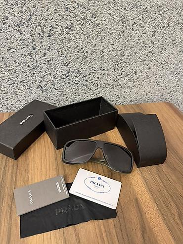 Eynəklər: Prada kişi gün eynəyi – orijinal aksesuar dəsti - Brend: Prada (Made — 2
