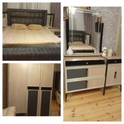 Kreslolar: İkinəfərlik çarpayı, Dolab, Termo, 2 tumba, İşlənmiş