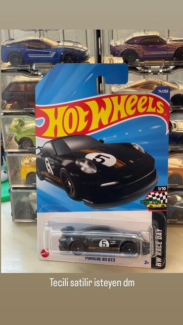 Kolleksiya qaşıqları: Hot Wheels tərəfindən istehsal olunan Porsche 911 GT3 model kiçik