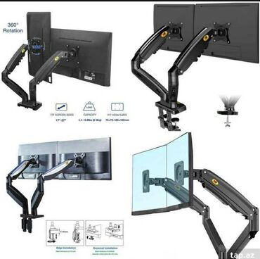 ucuz tv: NB F 160 qoşa monitorlar asmaq üçün stoüstü hərəkətli aşağı yuxarı