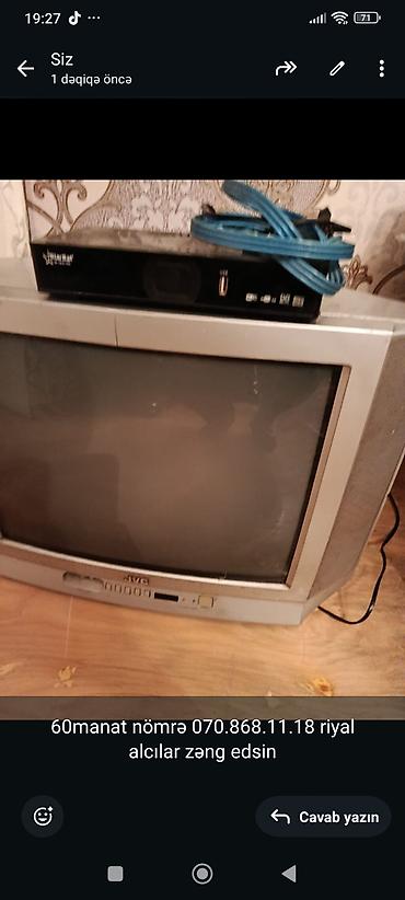 аренда playstation 4: JVC kineskop televizor + rəqəmsal TV qutusu (receiver) Xüsusiyyətlər — 1
