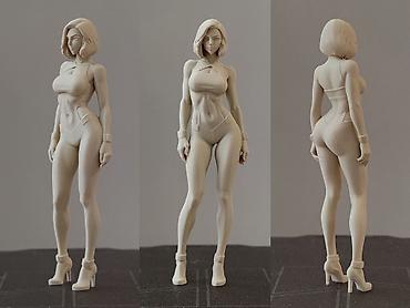 Статуэтки: 3D‑печатные аниме‑фигурки для покраски и коллекции/ подарок/ аниме — 15