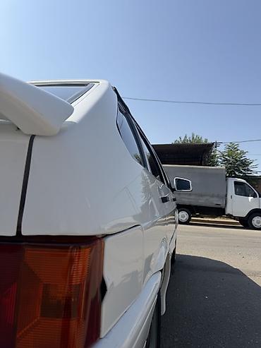 baqaj vaz: Lada Samara 5 qapılı hetçbek, ağ rəng. - Kuzov: aerodinamik gövdə kiti — 8