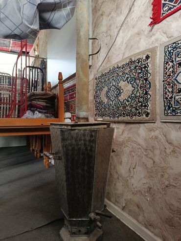 Asia: Metall soba/samovar tipli su qızdırıcısı - Soba və su qızdırıcısı