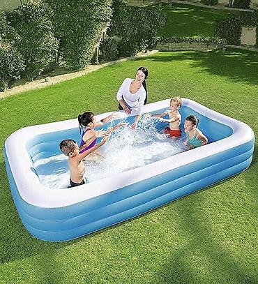 hovuz qiymetleri: Bestvay 305x183x56 şişmə hovuz qiymət 85 azn hovuz baseyn şişme hovuz — 1