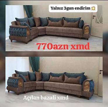 yazi formalari: Künc divan dəstləri – müxtəlif modellər və rənglər - Künc formalı — 1