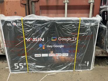 рекламный телевизор: Телевизоры YASIN 55G13K 140 см 55" 4k СРОЧНАЯ акция (google tv) -