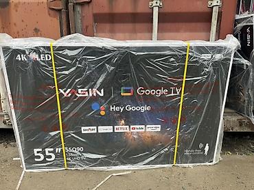 google: Телевизоры YASIN 55Q90 QLED 140 см 55" 4k СРОЧНАЯ акция (google tv) - — 1