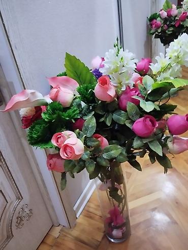 Buket güllər: Güldan hun 85 sm — 8