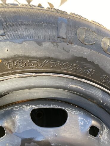 Колеса в сборе: Колеса в сборе 185 / 70 / R 14, Зима, Комплект, Легковые, Железные — 2