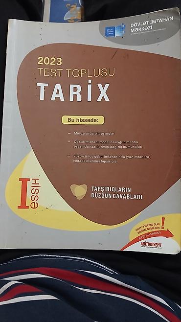 Testlər: Məhsul: 2023 Test Toplusu – Tarix (DİM), I hissə və II hissə — 1