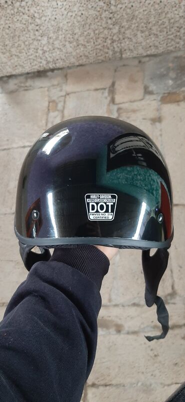 Motosiklet hissələri: Harley-Davidson stilində motosiklet dəbilqəsi - Model: Hybrid (daxili — 7