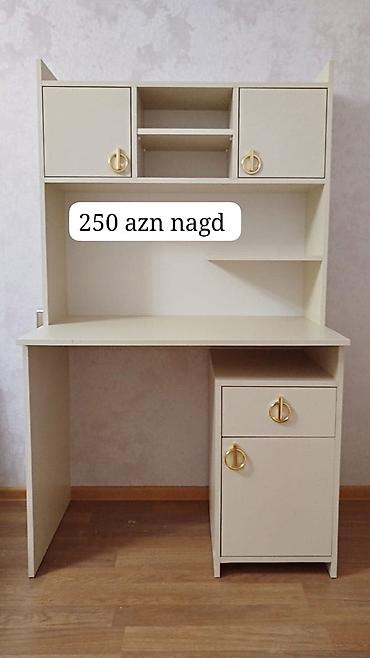 dizustu masa: Oğlan və qız üçün, Yeni, Siyirməli, Yazı masası, Stulsuz — 1