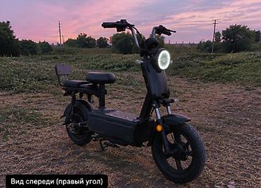 Электроскутер городской, двухместный - Компоновка: удлиненная at lalafo.kg Электроскутер городской, двухместный - Компоновка: удлиненная
