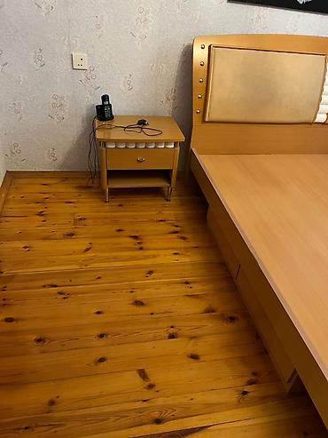 Мебель для дома: Yataq otağı mebel dəsti - Material: açıq qoz rəngli MDF/laminat — 4