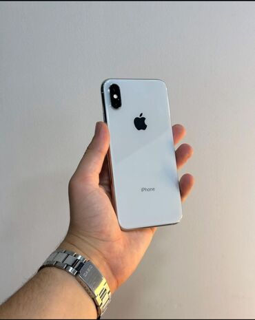 Apple iPhone: IPhone X, 64 GB, White Titanium, Face ID