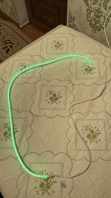neon: Musiqiyə Həssas LED Neon Şerit İşıq - Rəng: Yaşıl işıq (fotoşəkildə) — 2