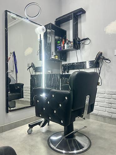 dəsti: Salon mebeli bərbər mebeli bərbər kreslosu Güzgü 1.60 eni 0.80 — 8