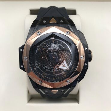 ремешок на часы: Новинка от HUBLOT Люкс качества Все индикаторы рабочие Сапфировое