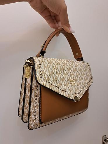 hermes deri çanta: Qadın əl çantası – top-handle model - Rəng: bej-qəhvəyi — 1